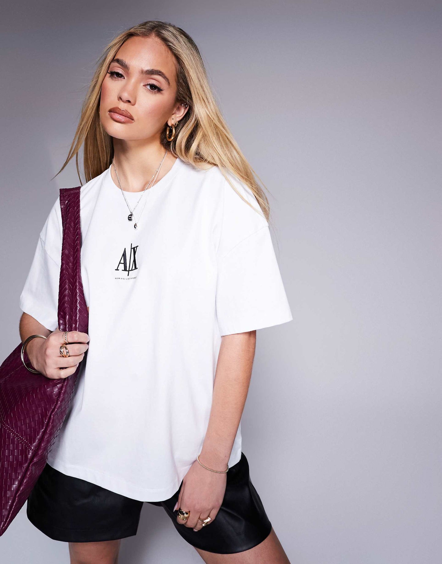 Central Logo Oversized T-Shirt