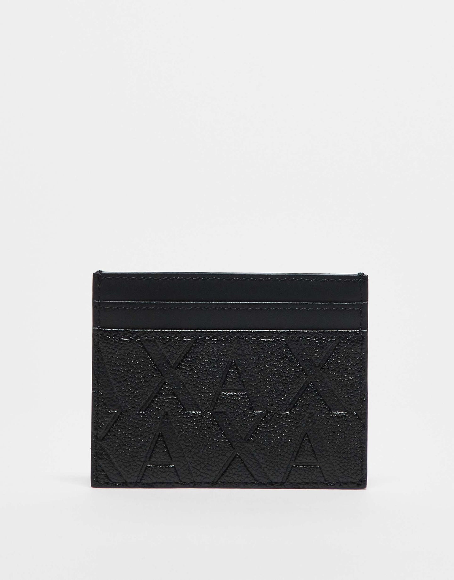All Over Logo Leather Card Holder