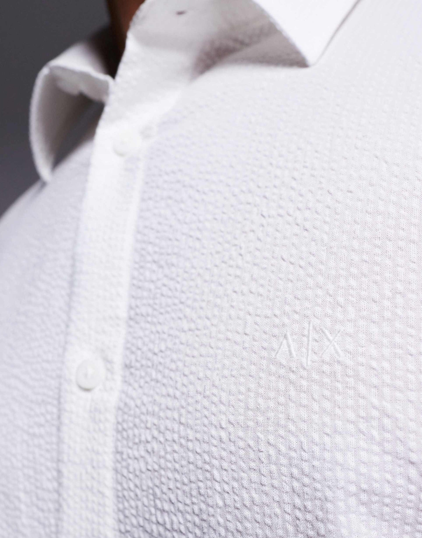 Short Sleeve Textured Shirt
