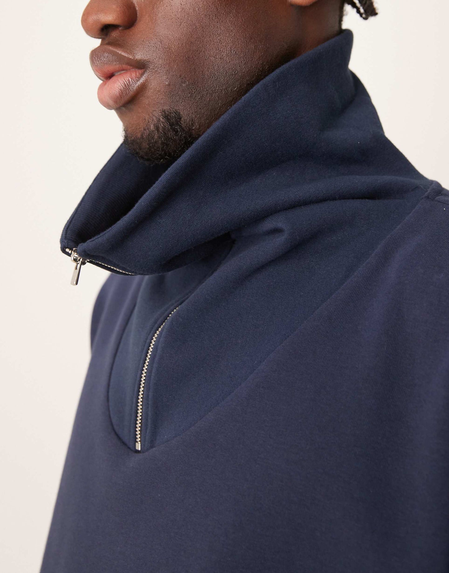 Oversized Drop Shoulder Boxy Jumper With Oversized Funnel Neck