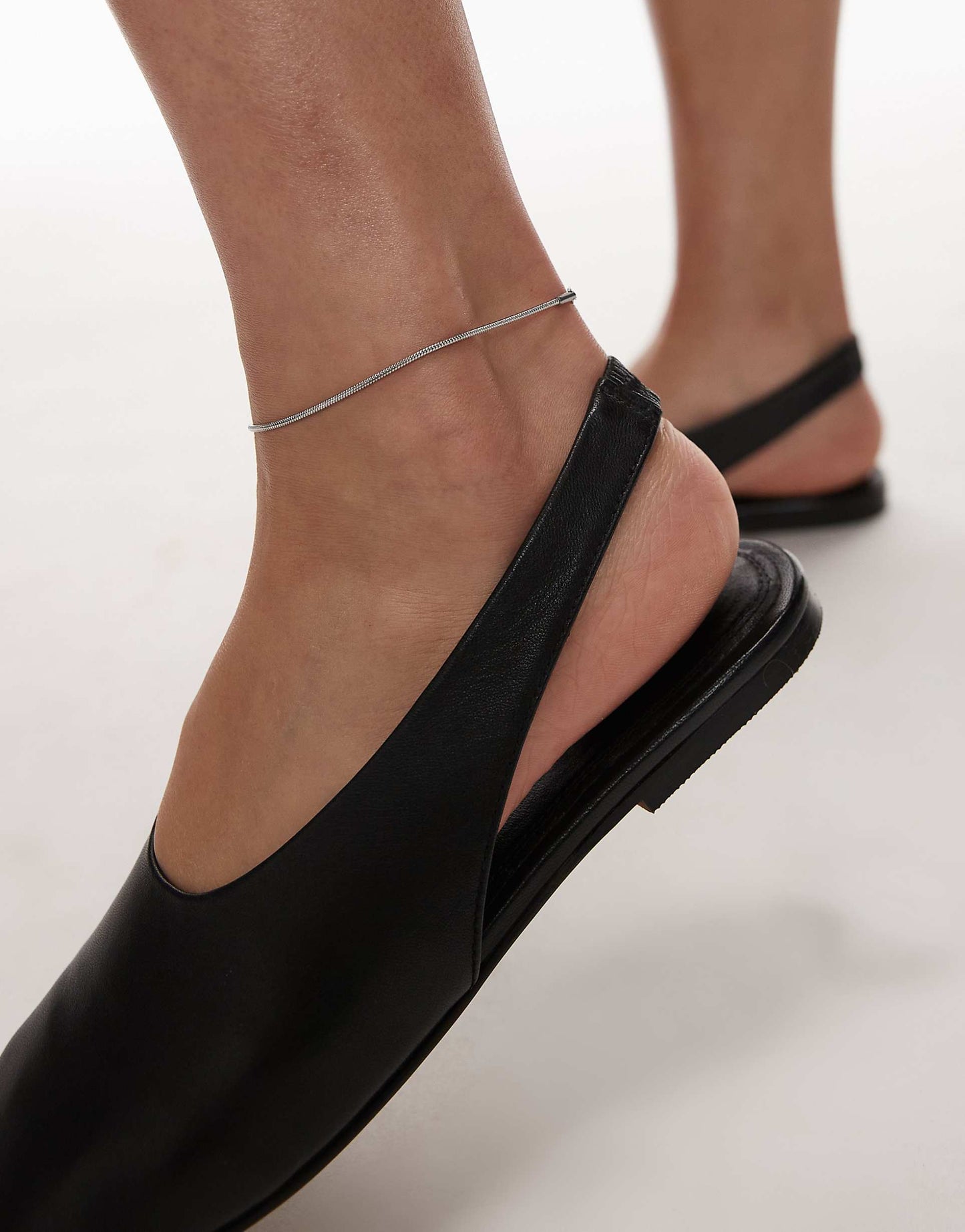 Brit Leather Slingback Ballet