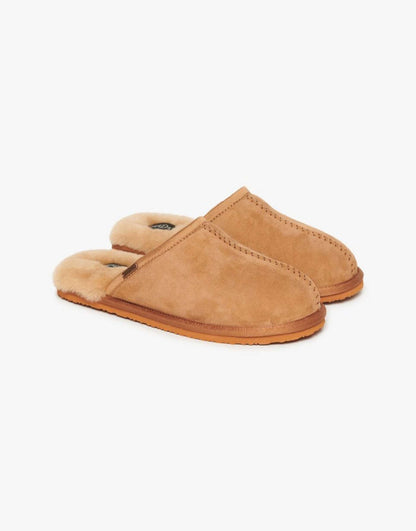 Suede Mule Slippers