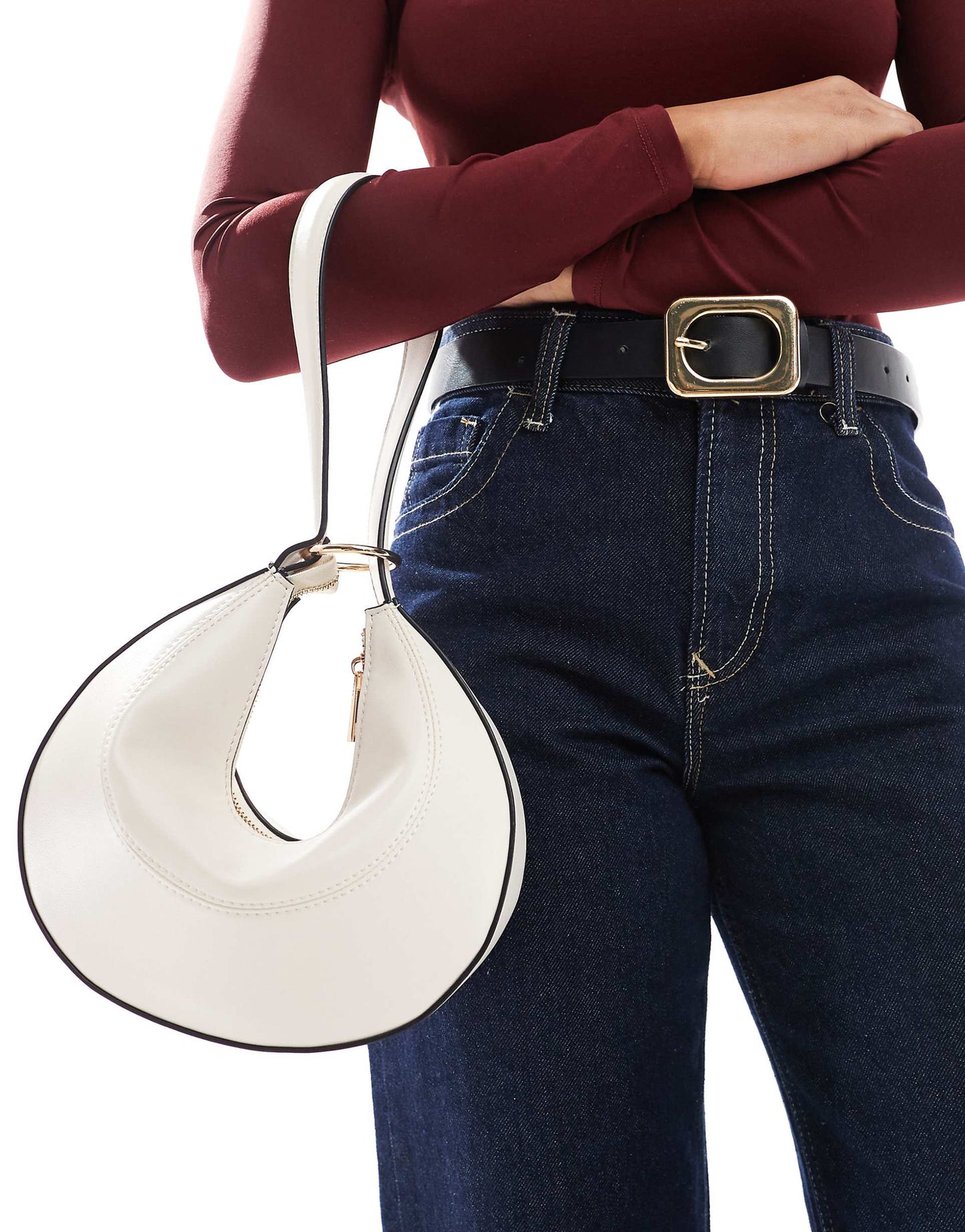 Interchangeable Shoulder And Clutch Scoop Cookie Bag