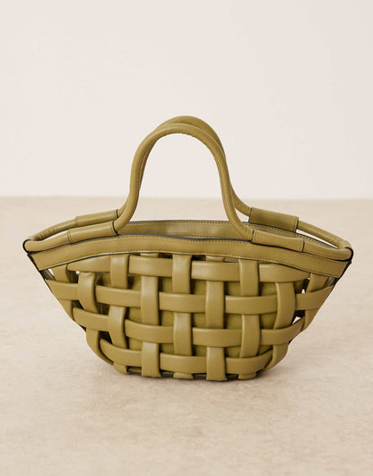 Puff Weave Tote Bag