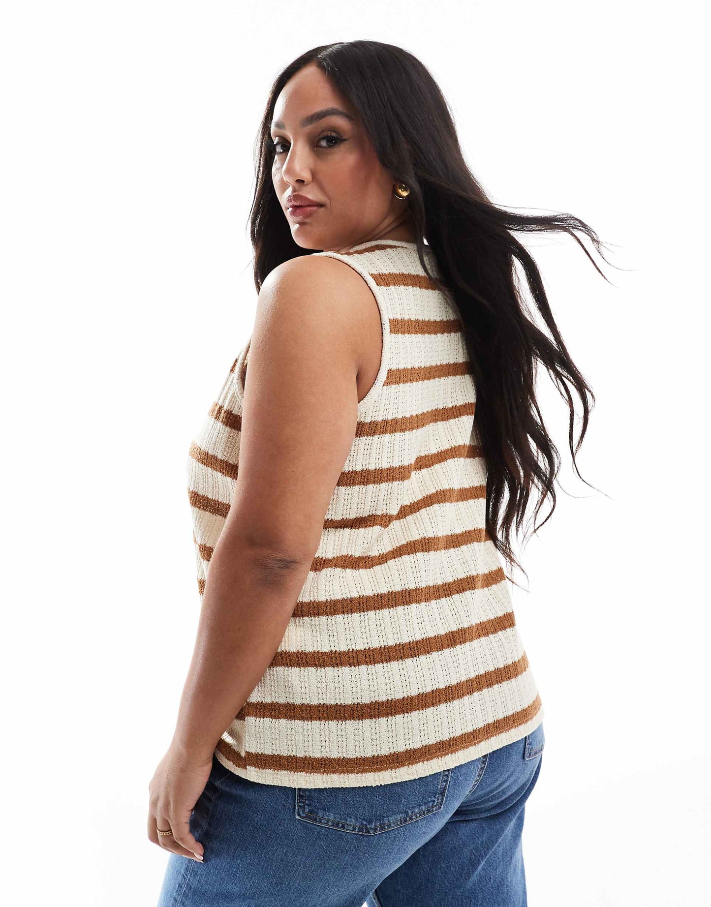 Curve Tie Front Knitted Vest