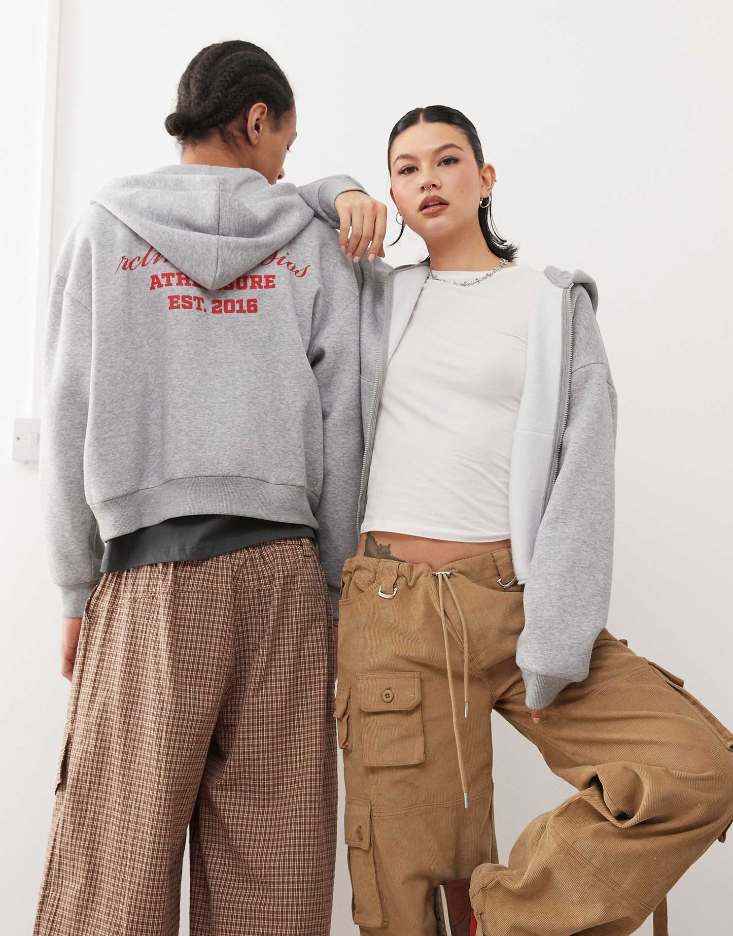 Unisex Zip Through Hoodie