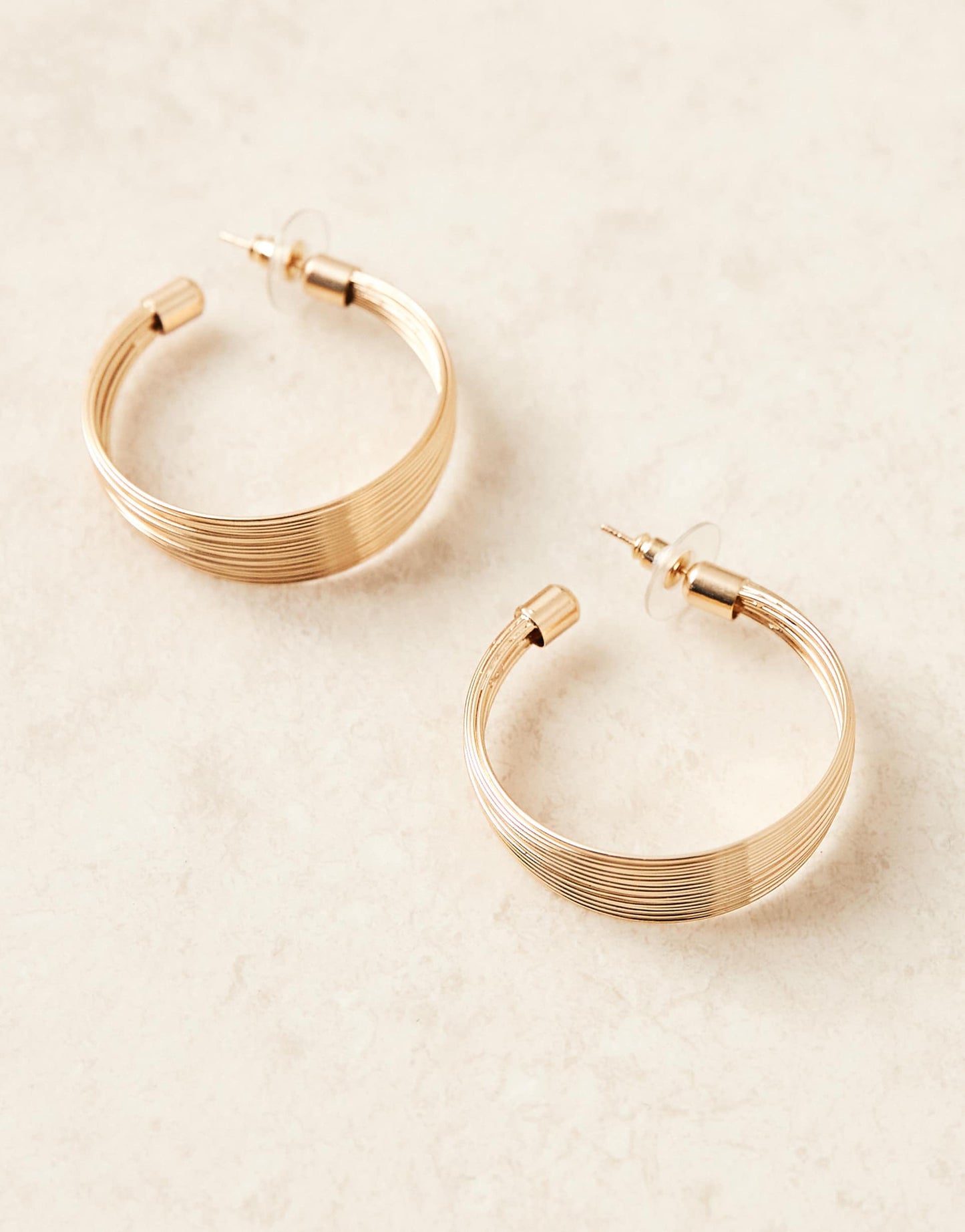 Statement Wire Hoop Earrings