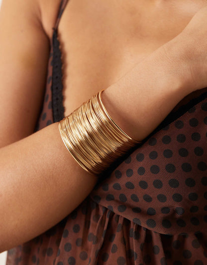 Wire Statement Cuff Bracelet