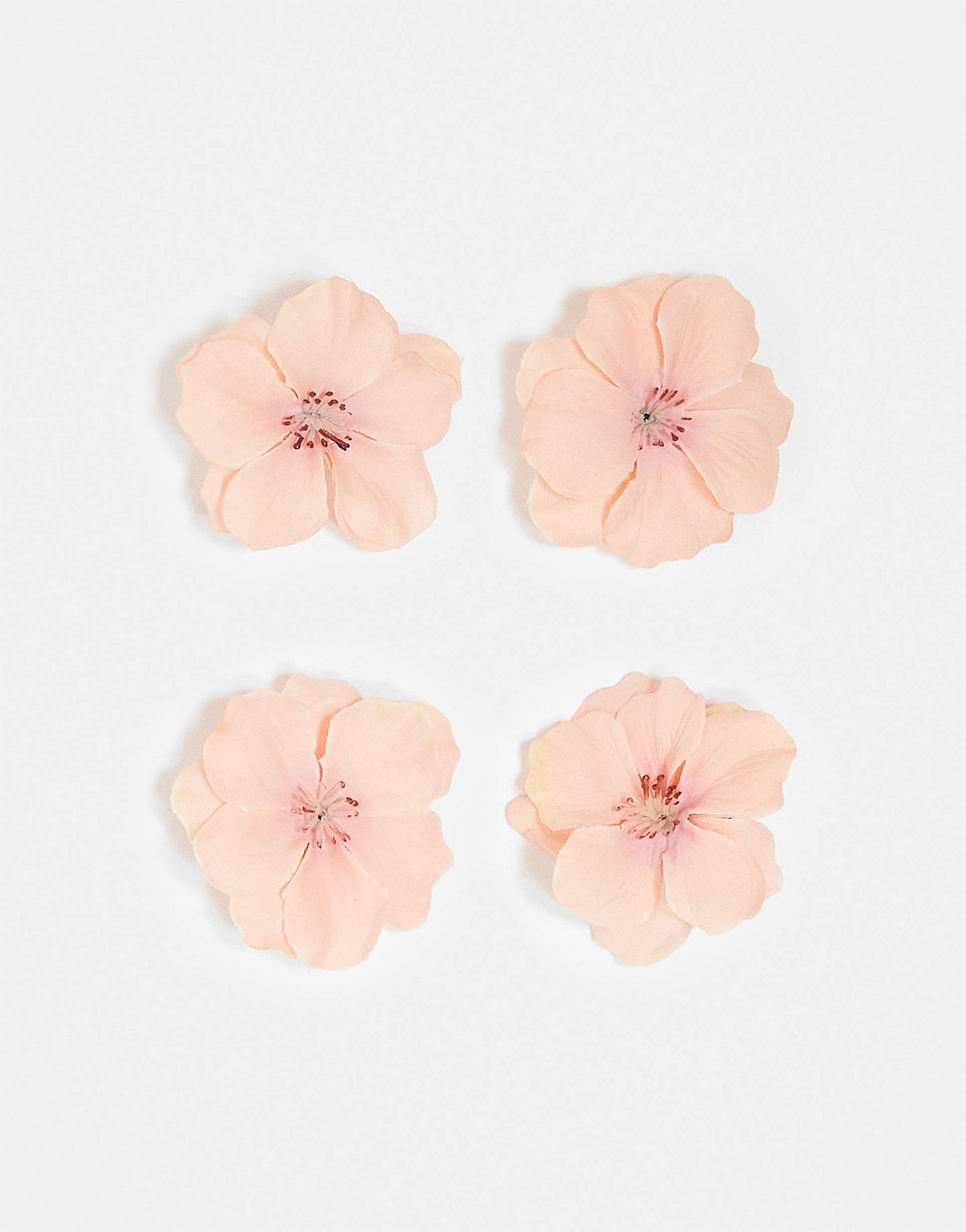 Pack Of 4 Flower Hair Clips