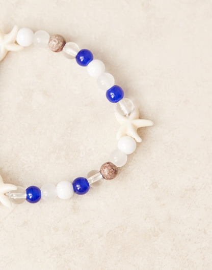 Beaded Bracelet With Starfish Charm