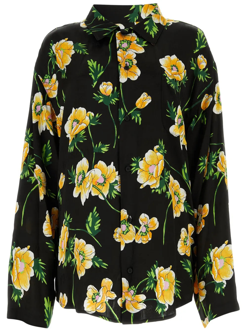 Floral-Print Shirt