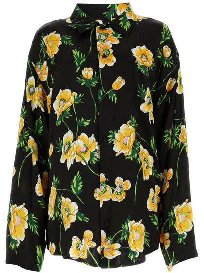 Floral-Print Shirt