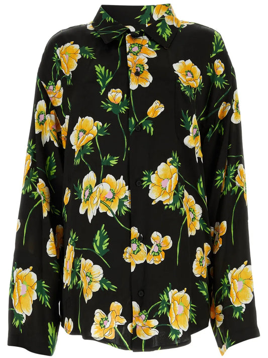 Floral-Print Shirt