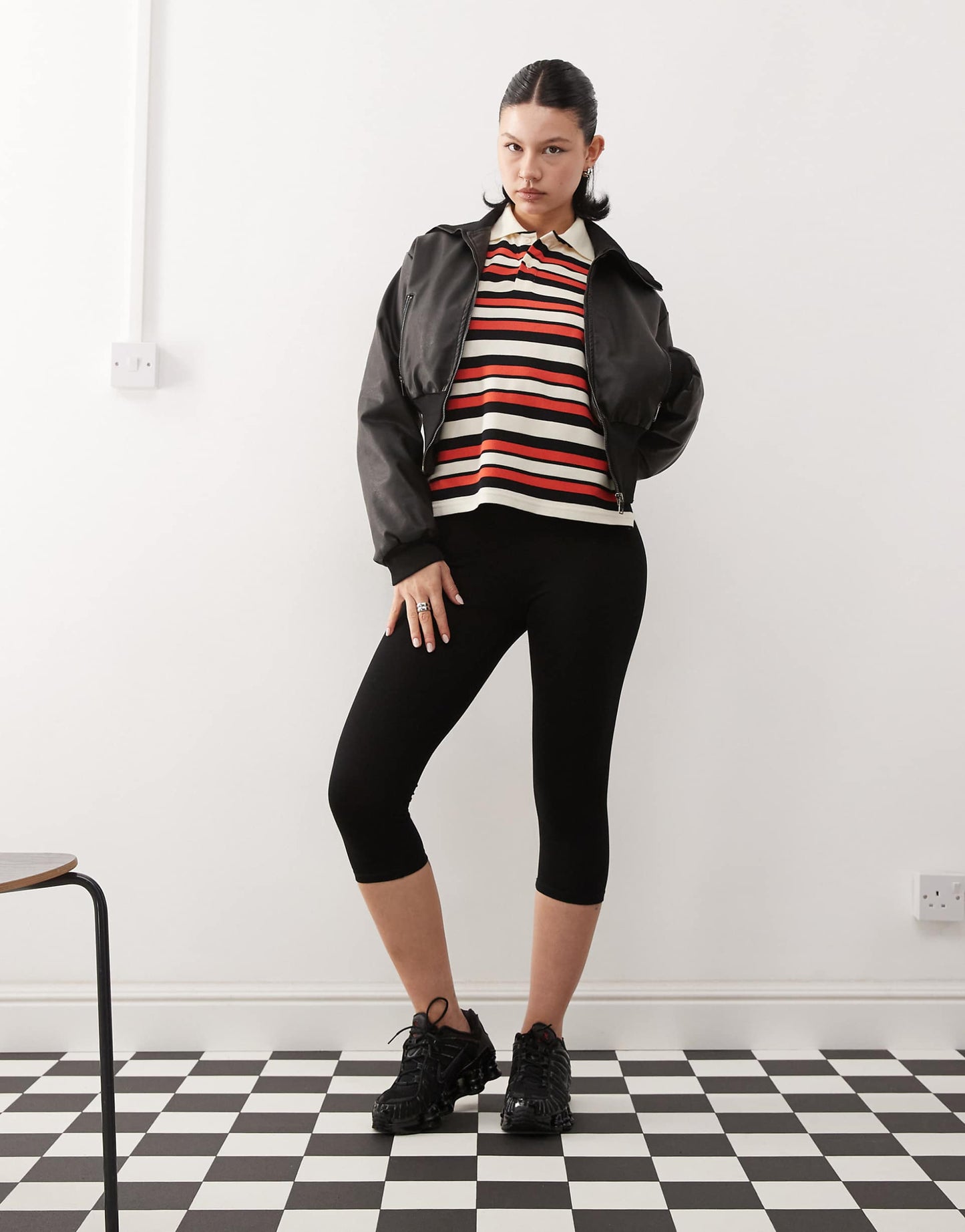 Long Sleeve Collared Rugby Polo Top