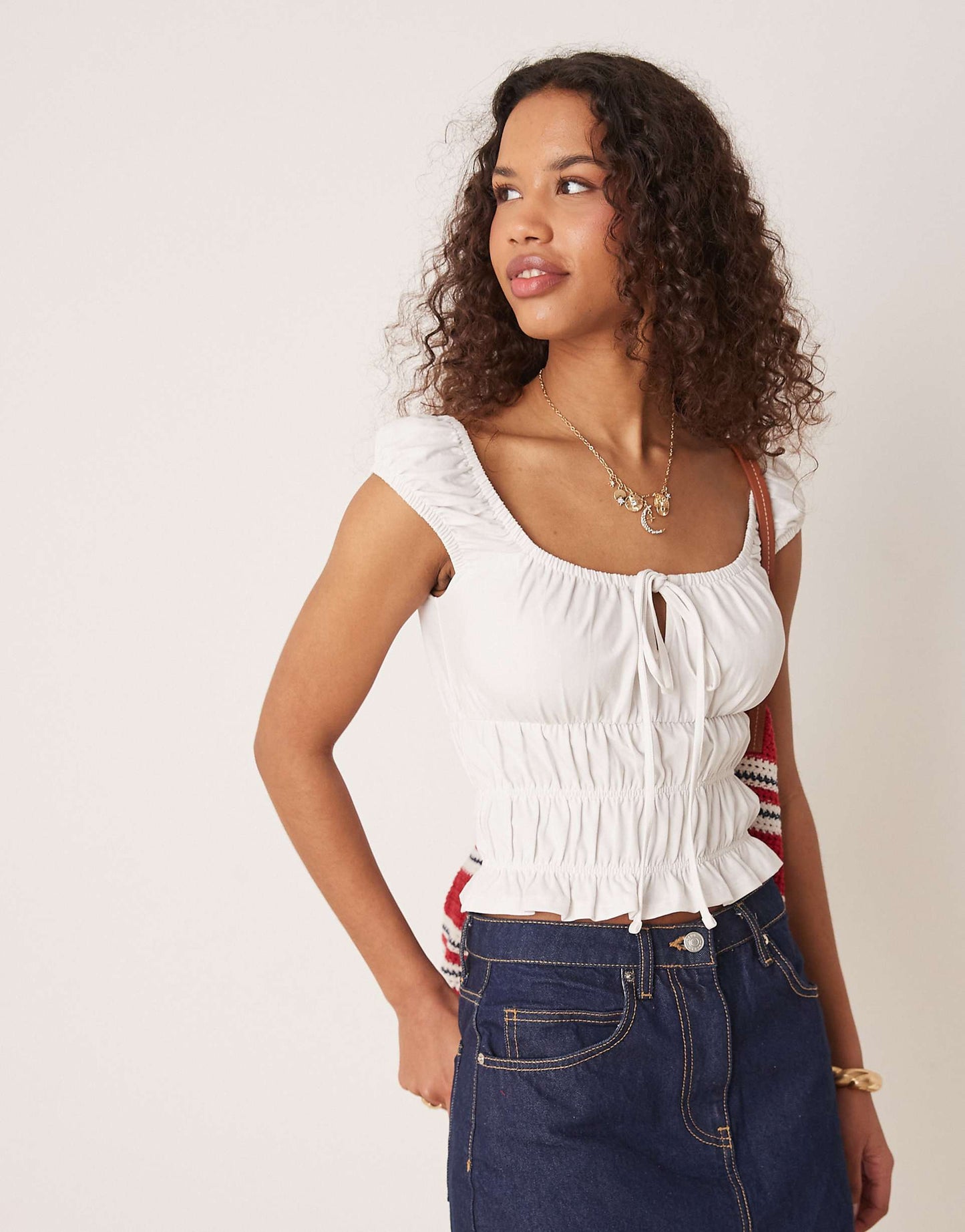 Milkmaid Short Sleeve Top