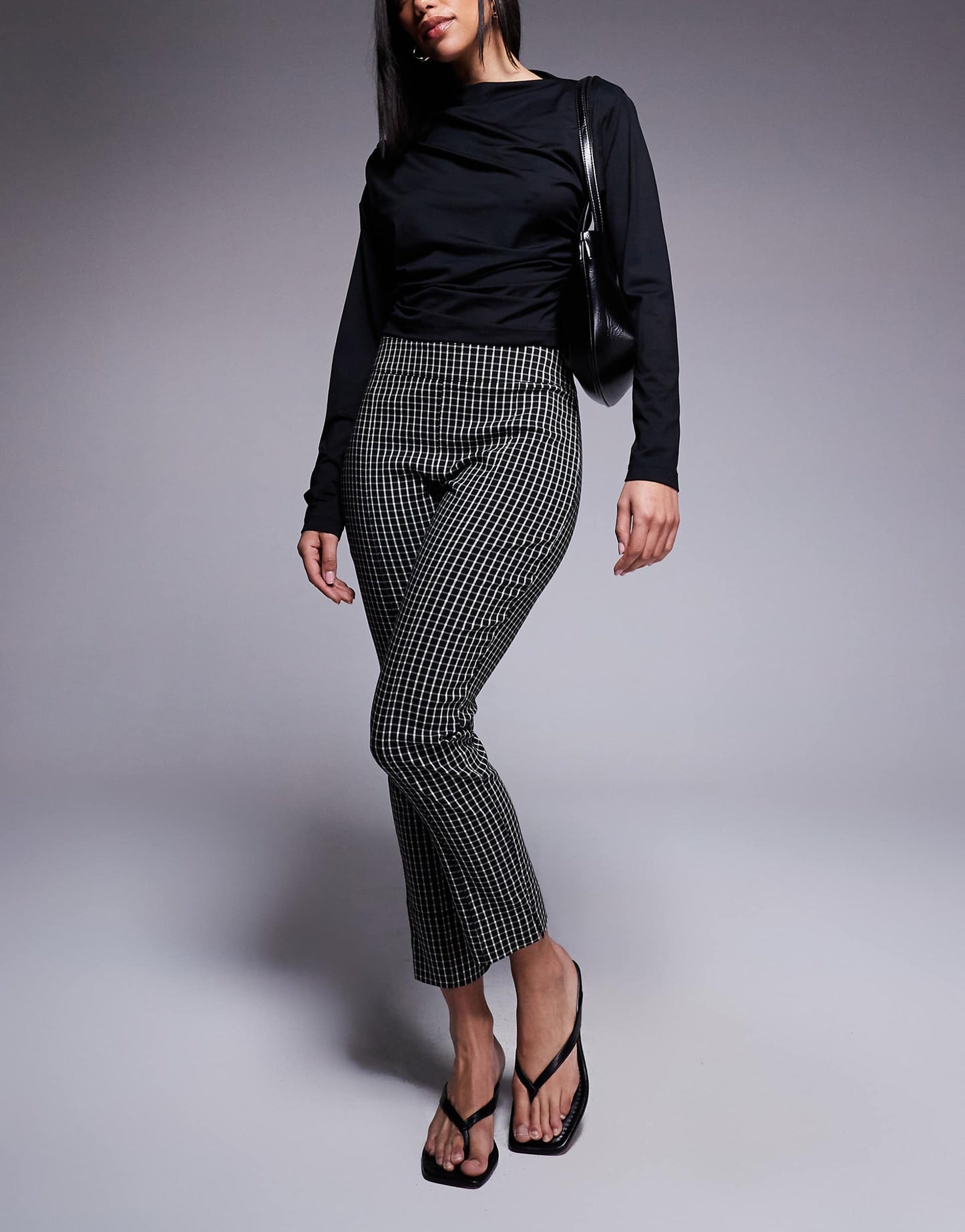 Check Capri Trouser Co-Ord
