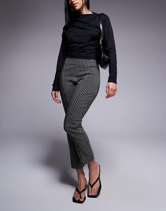 Check Capri Trouser Co-Ord