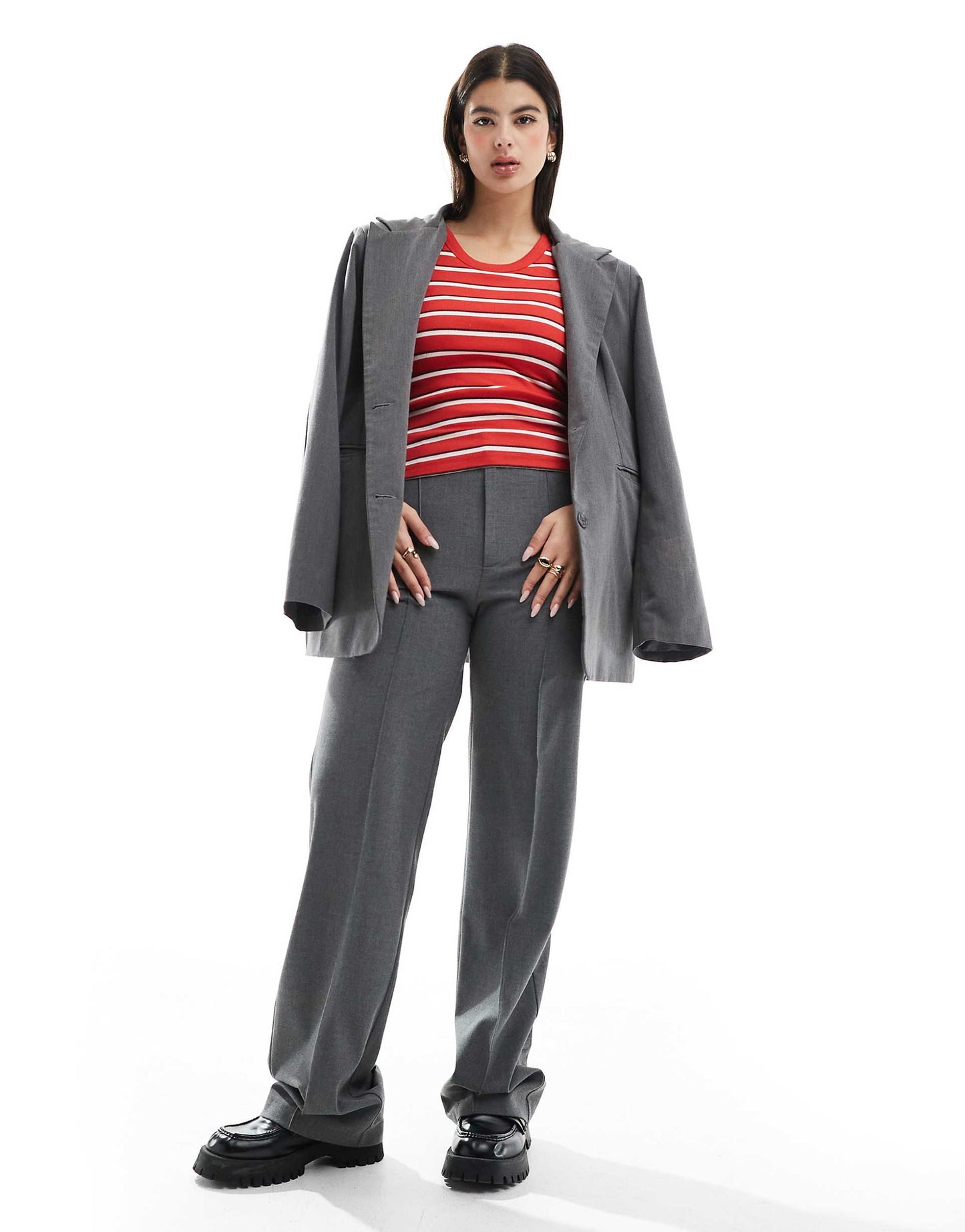 Bra Detail Vest Tops