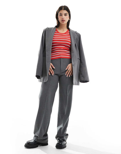 Bra Detail Vest Tops