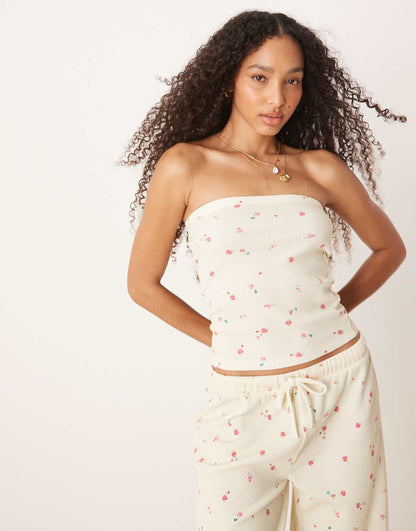 Long Line Waffle Bandeau Co-Rd