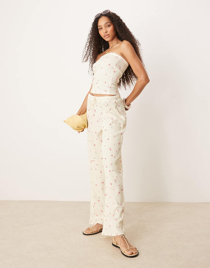 Long Line Waffle Bandeau Co-Rd