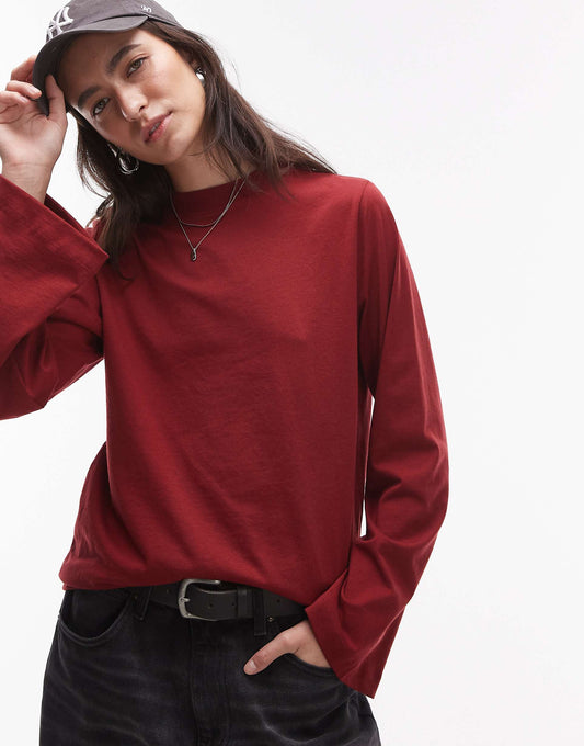 Clean Long Sleeve Jersey Top