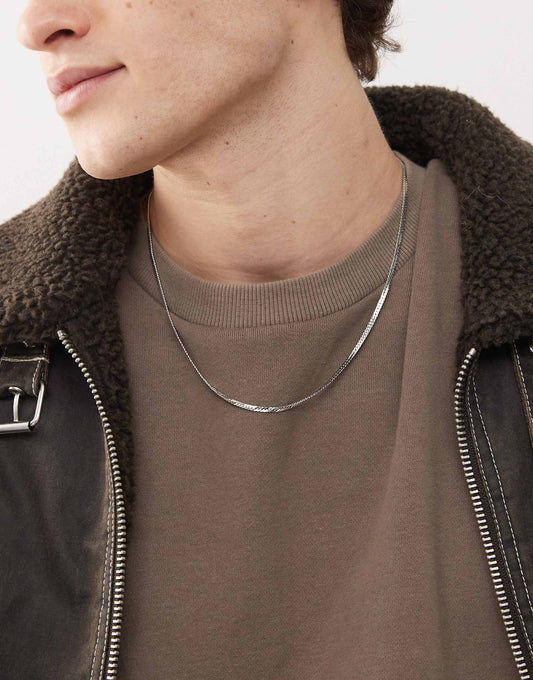 Herringbone Chain Necklace