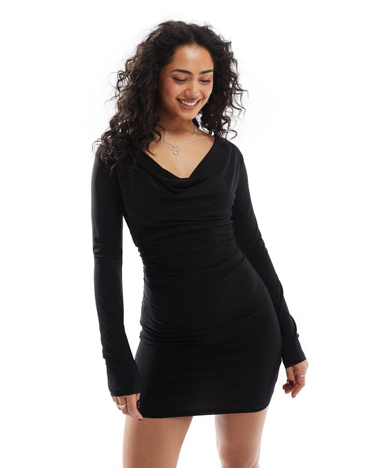 Cowl Neckline Dress