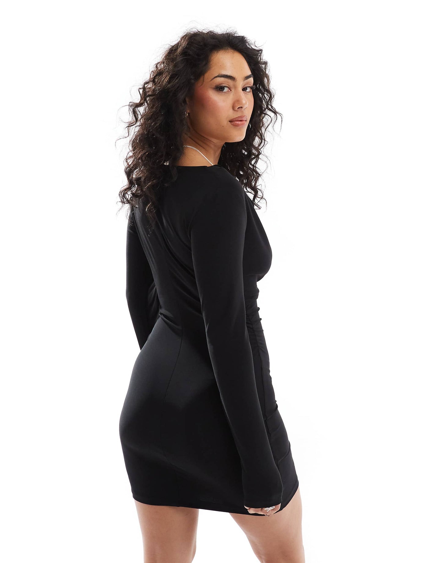 Cowl Neckline Dress