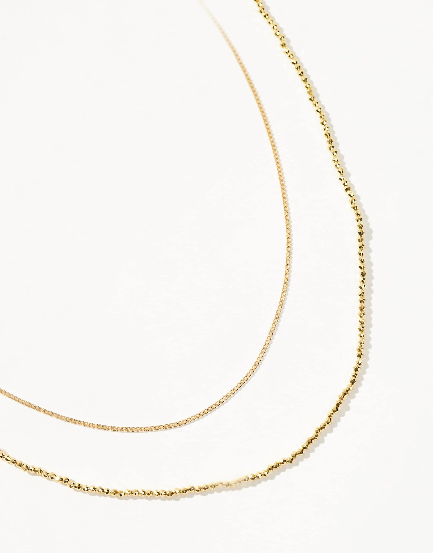 Z Layered Ball Chain Necklace
