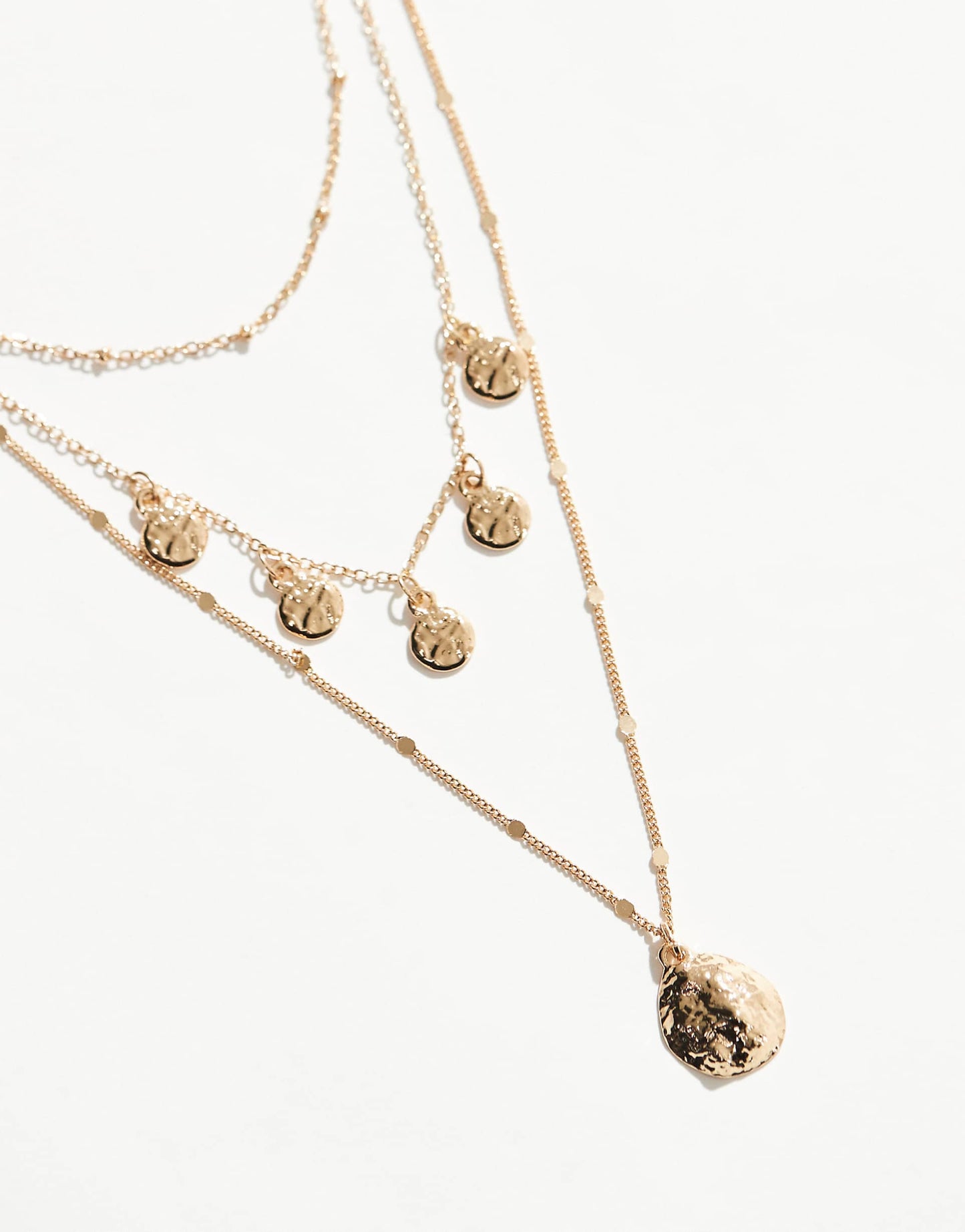 Disc Layered Necklace