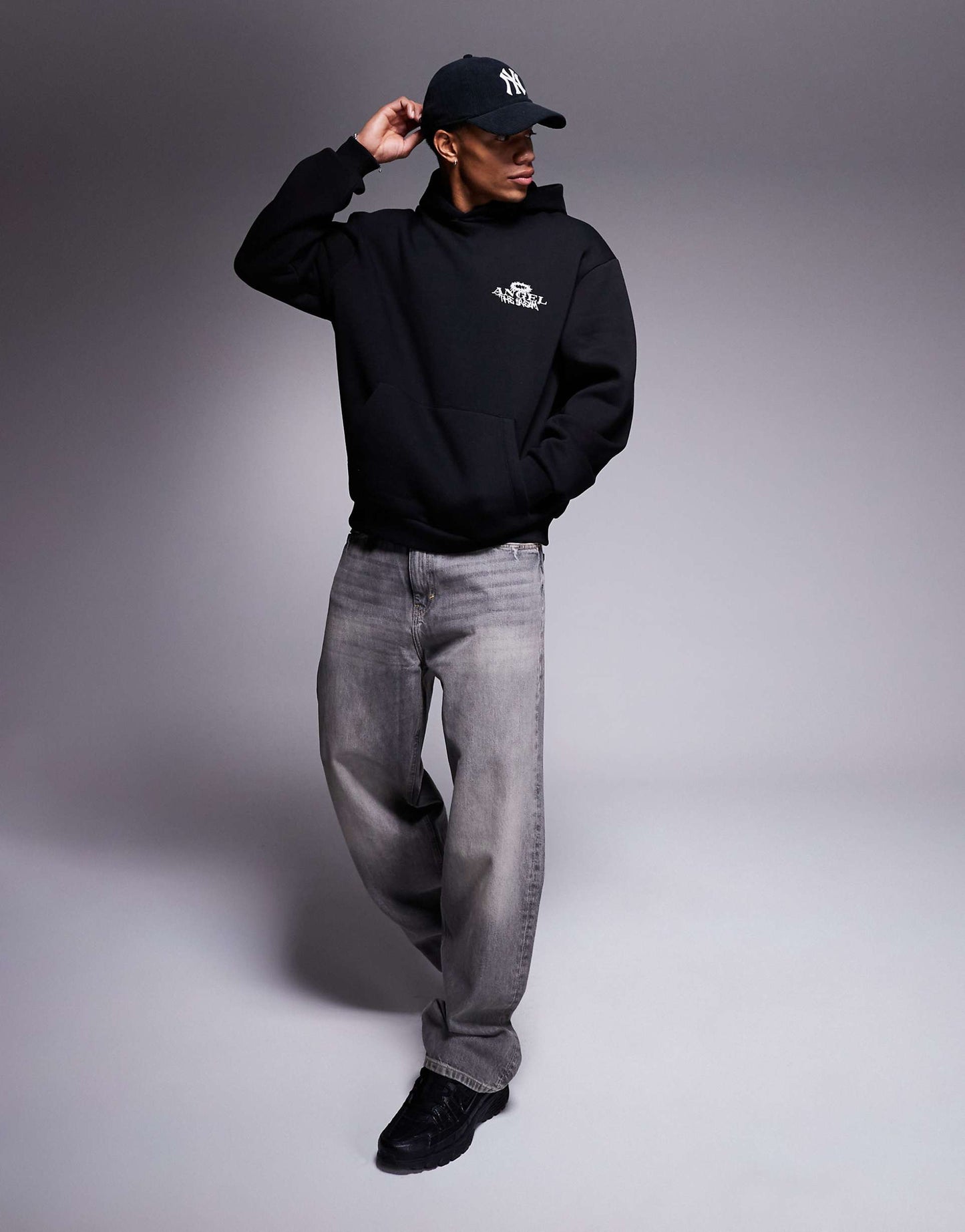 Oversized Hoodie With Back Print