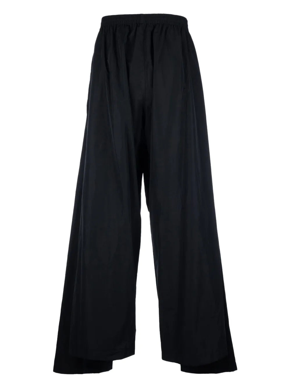 Drawstring-Waist Wide-Leg Trousers