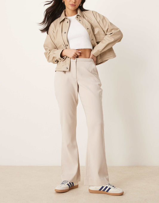 Curvy Low Rise Bootcut Trousers