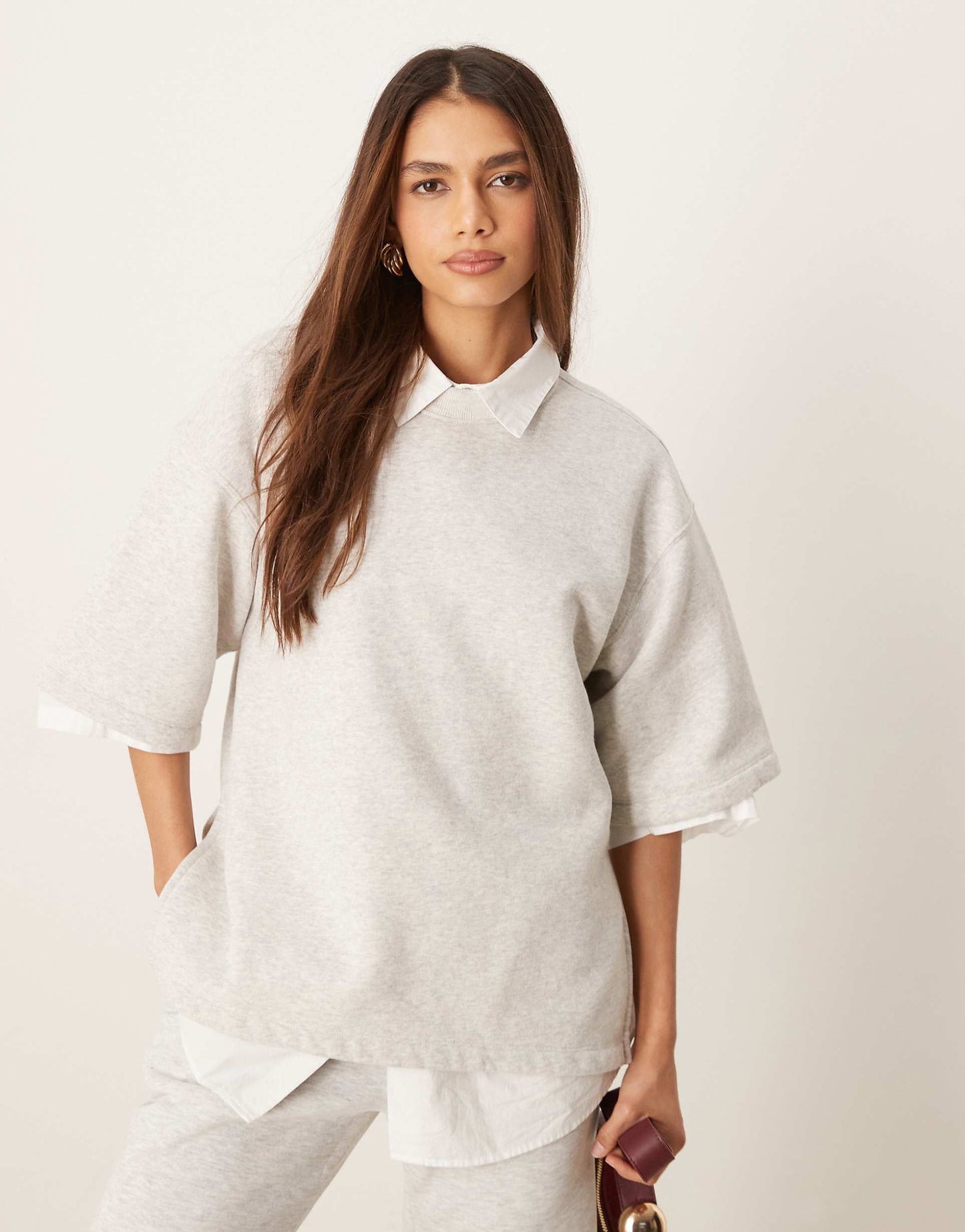 Oversized T-Shirt With Side Slits