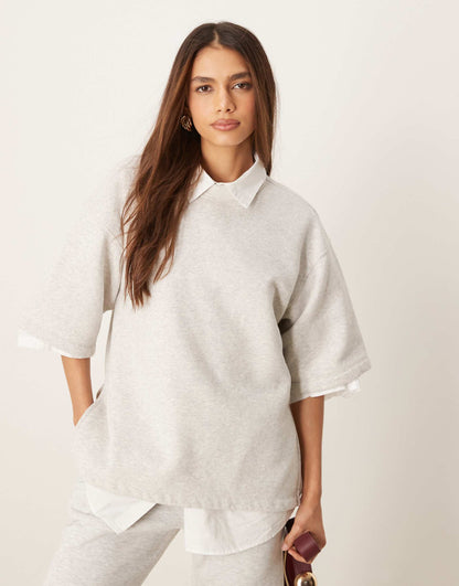 Oversized T-Shirt With Side Slits