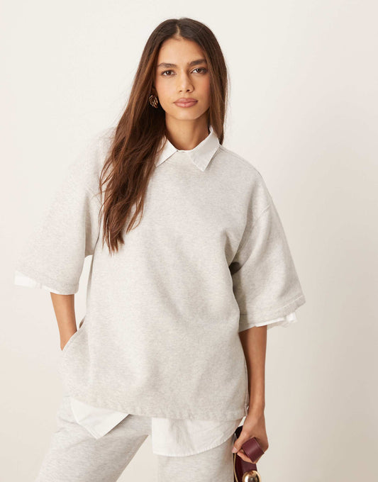 Oversized T-Shirt With Side Slits