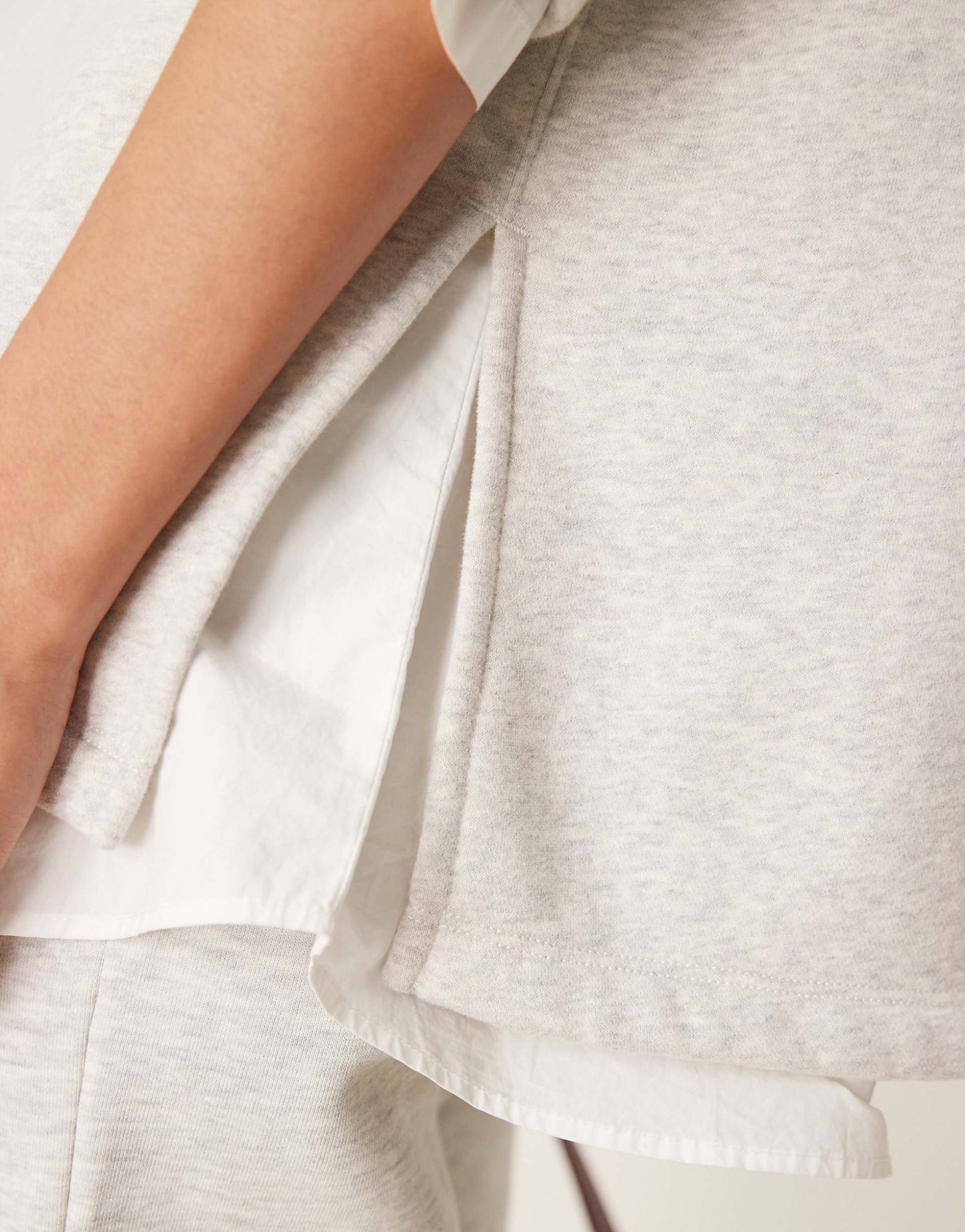 Oversized T-Shirt With Side Slits