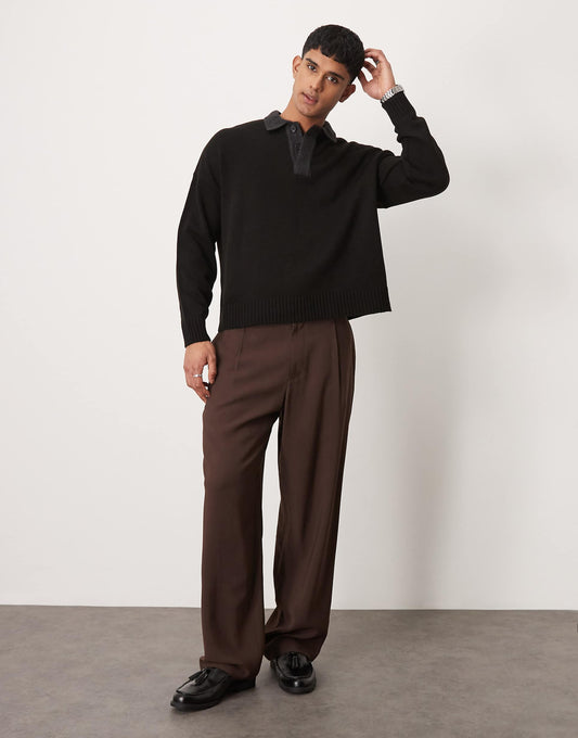 Wide Fit Smart Trousers