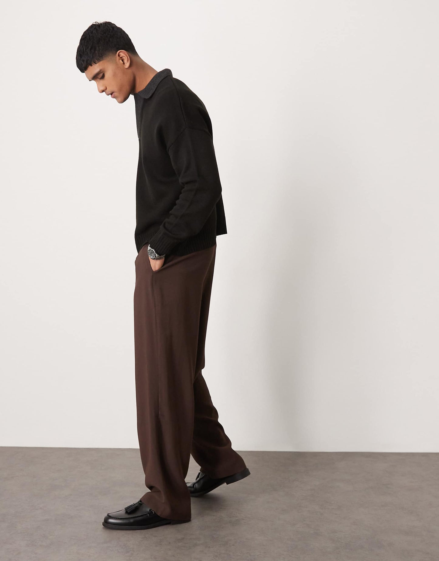 Wide Fit Smart Trousers