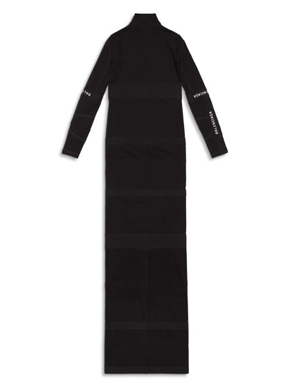 Panelled Cotton Maxi Dress