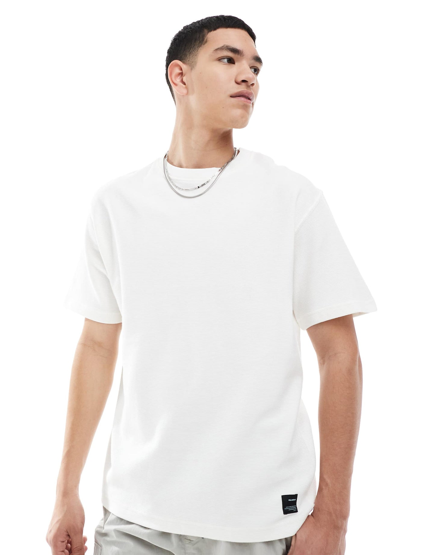 Ribbed Boxy T-Shirt