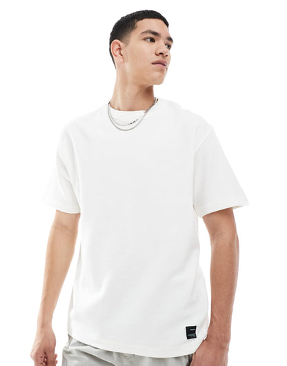 Ribbed Boxy T-Shirt