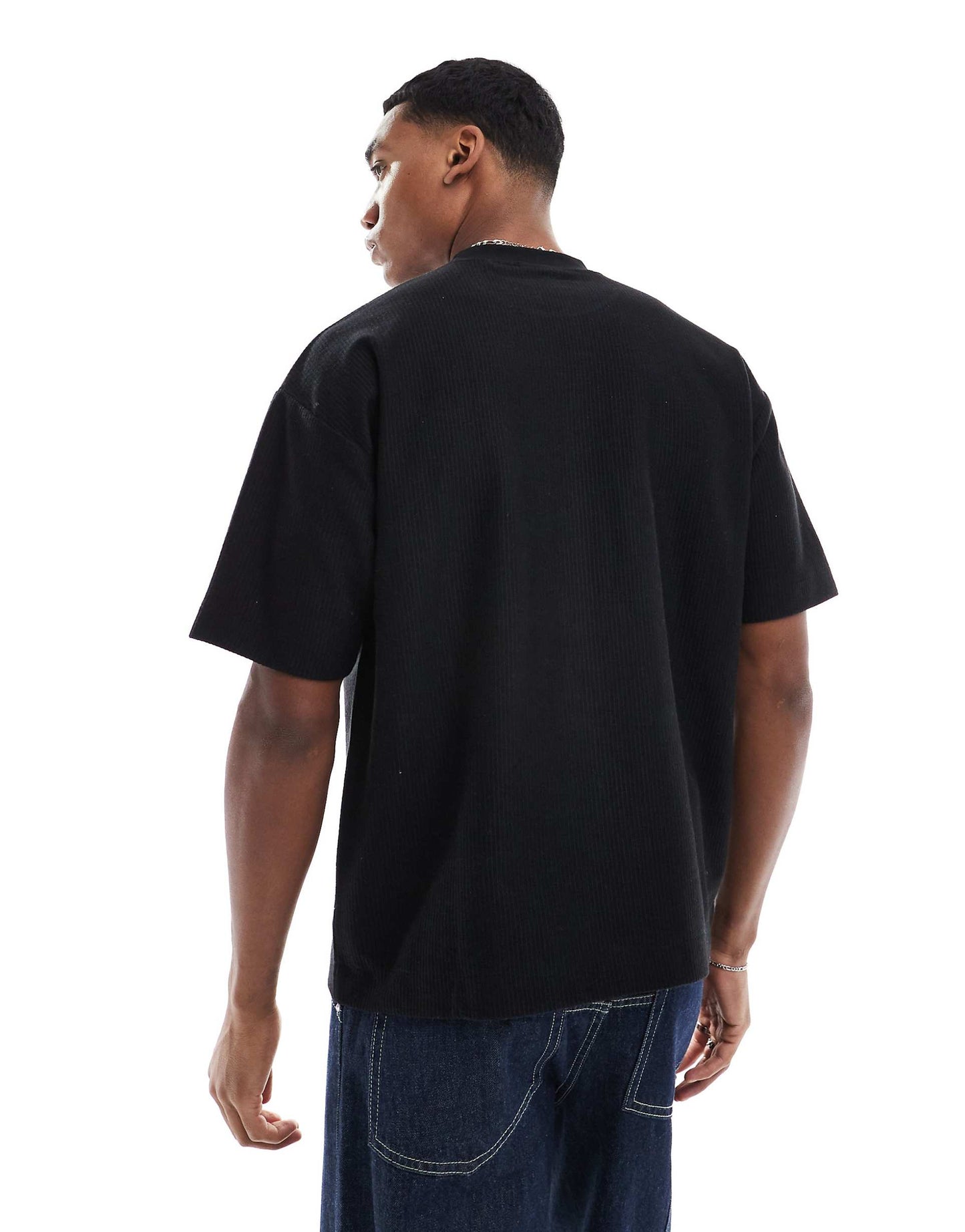 Ribbed Boxy T-Shirt