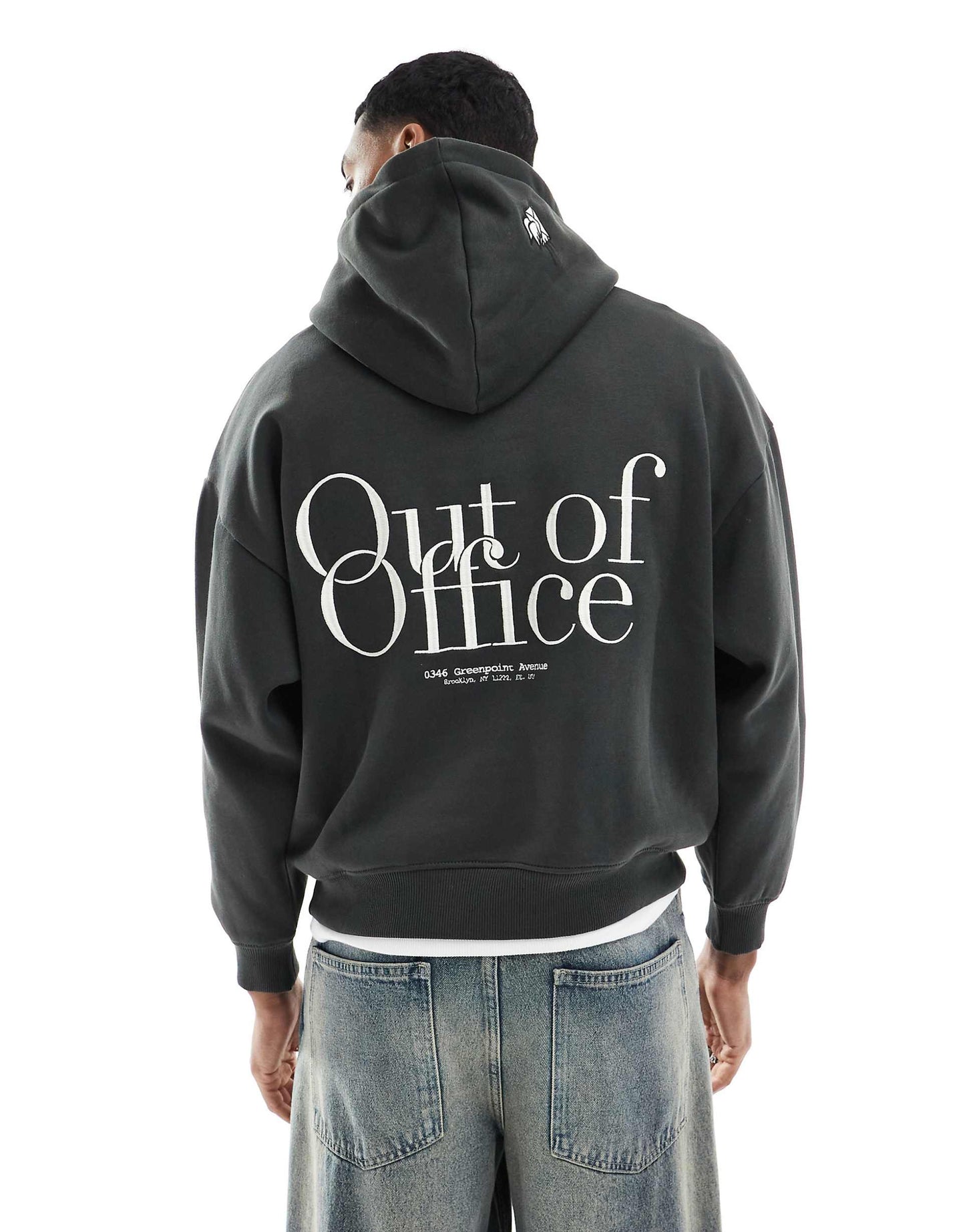Out Of Office Embroidered Hoodie