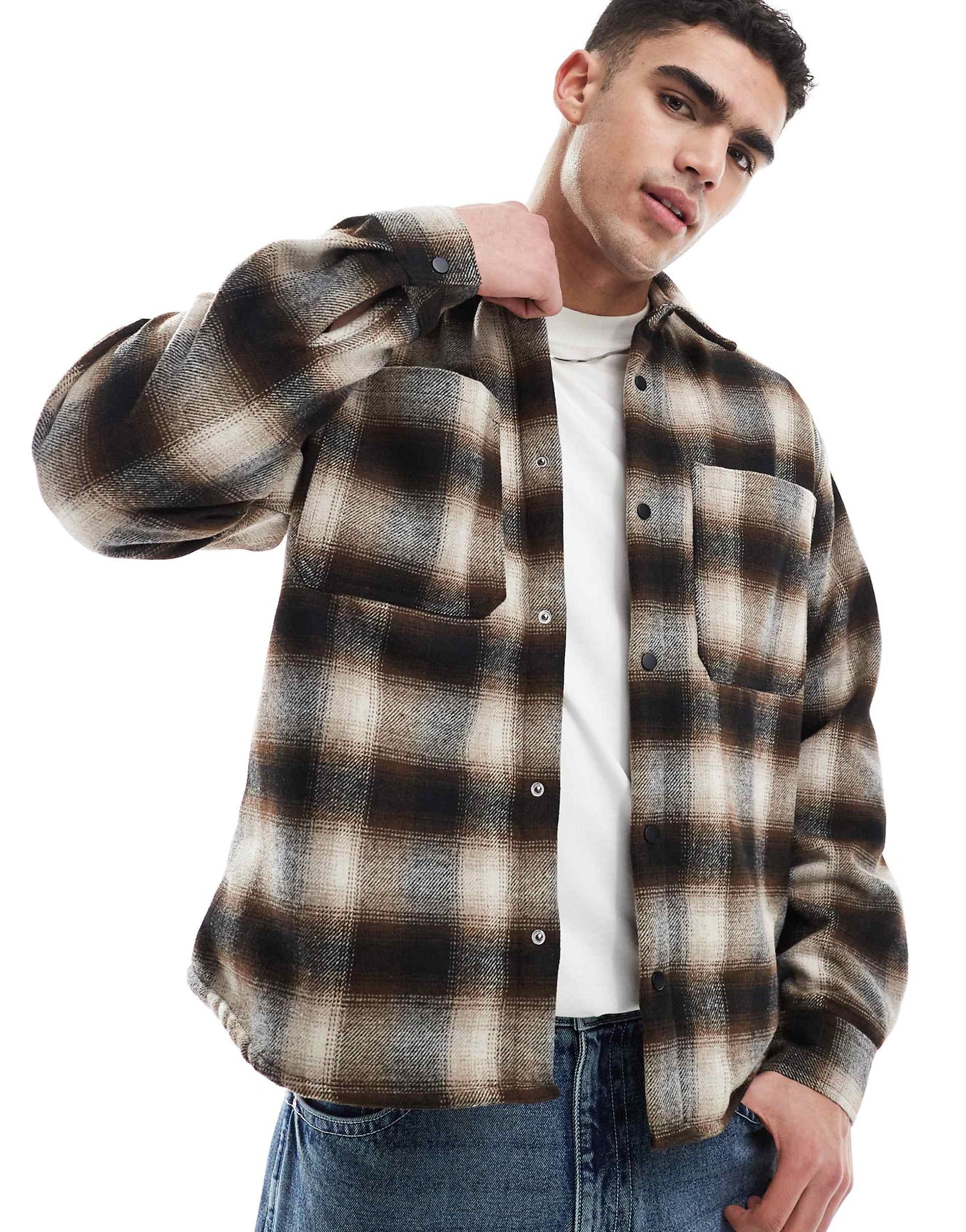 Checked Washed Shirt