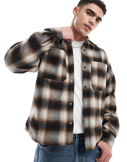 Checked Washed Shirt