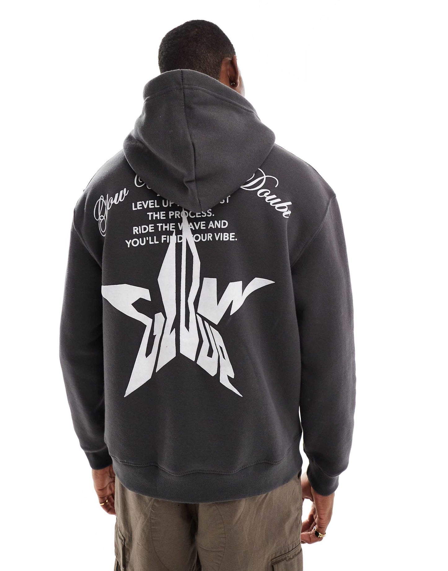 Star Back Graphic Hoodie