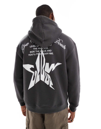 Star Back Graphic Hoodie