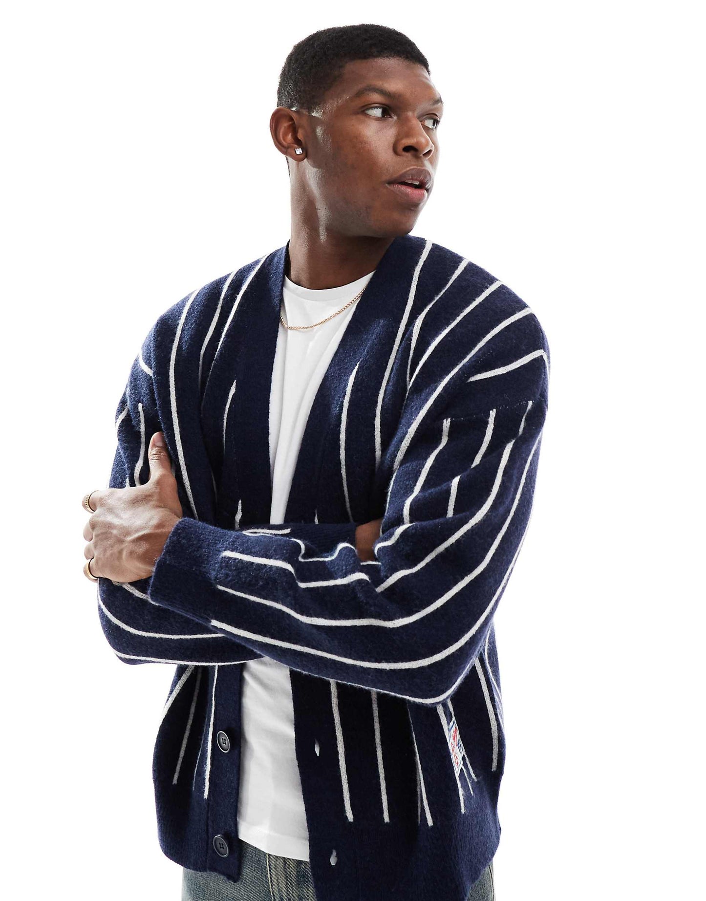 Knitted Stripe Cardigan